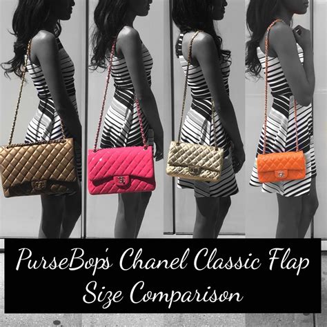 chanel caviar flap sizes|Chanel Classic Bag Size Comparison .